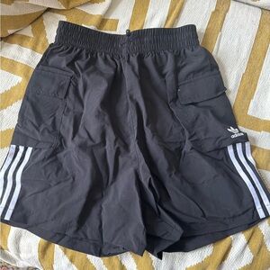 Adidas Black Cargo Shorts